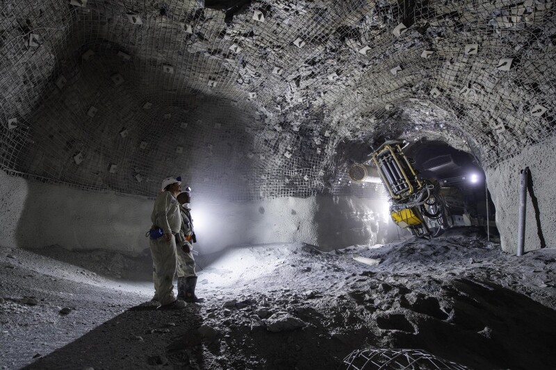 SLC Specialists conducting a safety inspection before commencing with production drilling 1