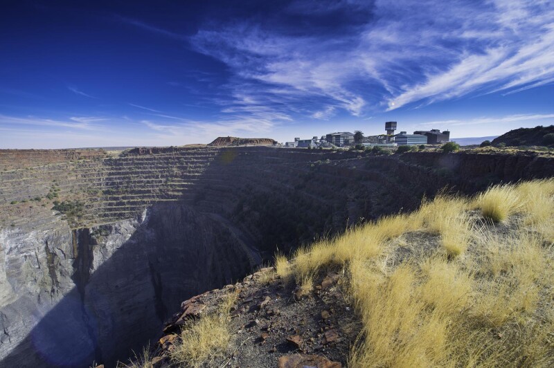 The Finsch mine in South Africa 1